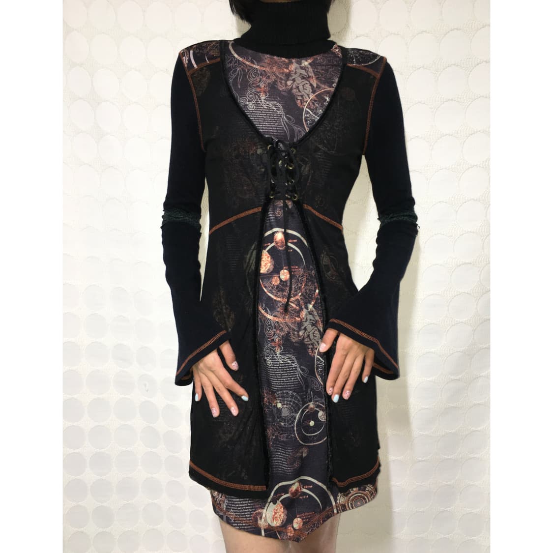 오즈온 하이넥 원피스 상품이미지2