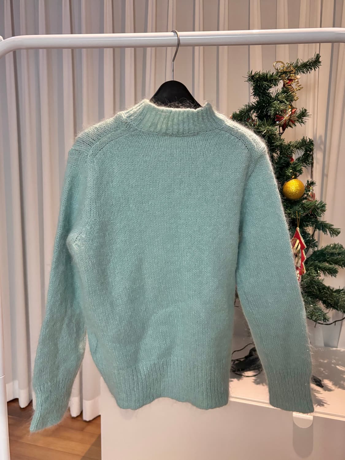 민트색 니트 상품이미지3