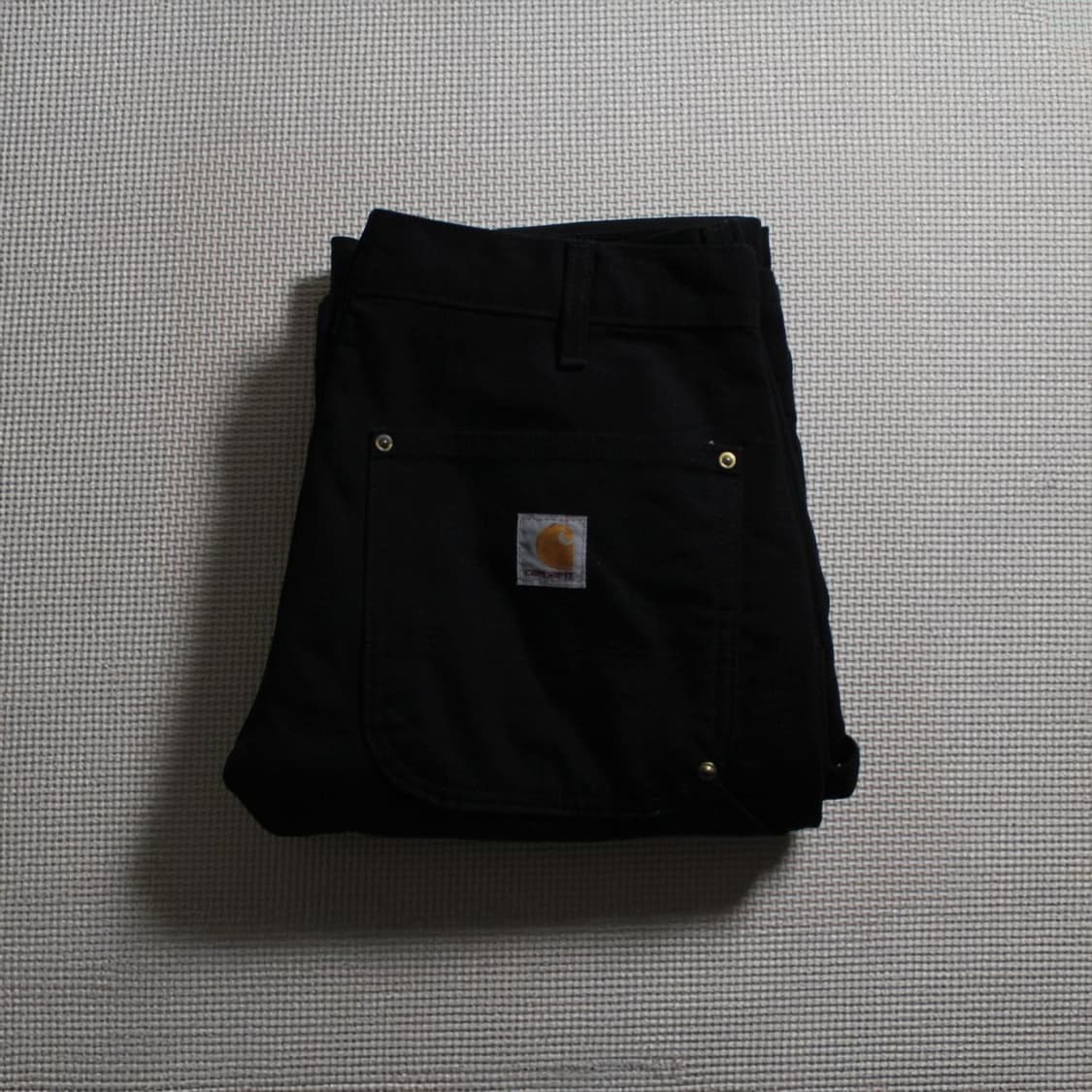 Carhartt 칼하트 B01 BLK 루즈 오리지널핏 덕 워크팬츠 상품이미지1