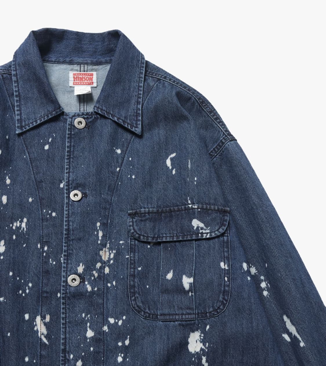 HINSON - 25SS PAINT DENIM COVERALL JACKE 상품이미지3