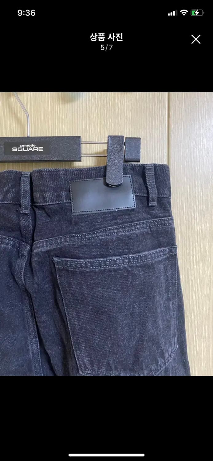 TOMAS MORE 토마스모어 블랙 데님 M사이즈 상품이미지5