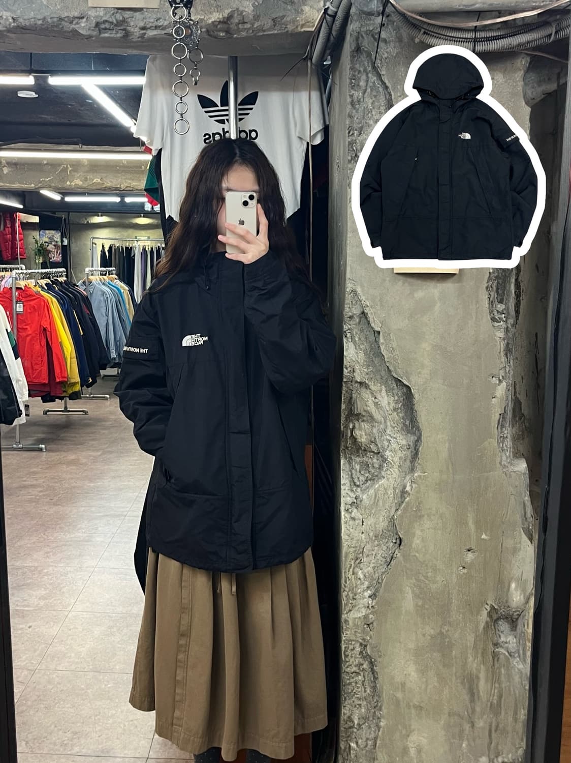 노스페이스 바람막이 블랙 95 #csz2256 상품이미지1