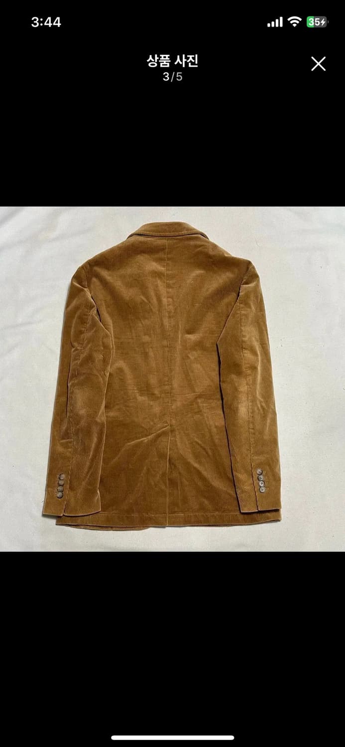 폴로 코듀로이 브라운 블레이저 자켓 s 상품이미지3