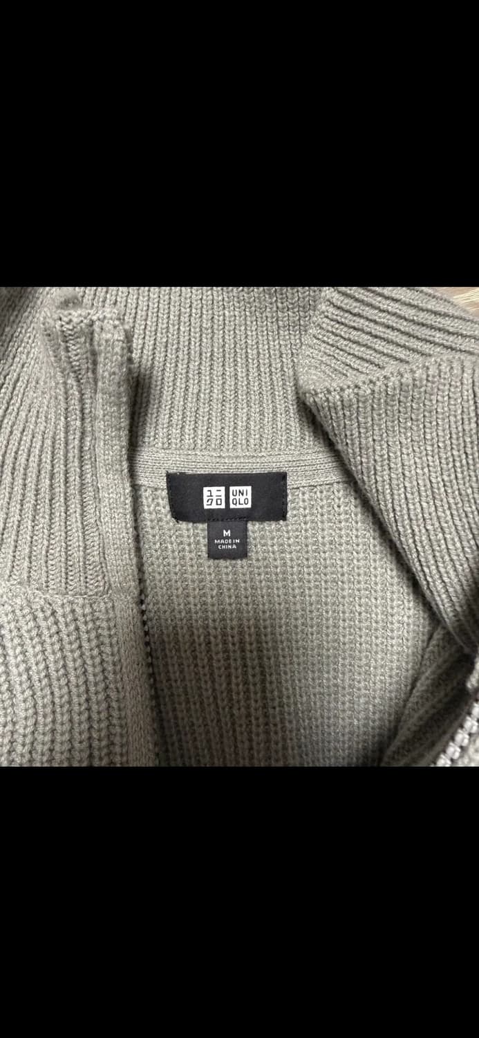 유니클로 니트 집업 상품이미지2