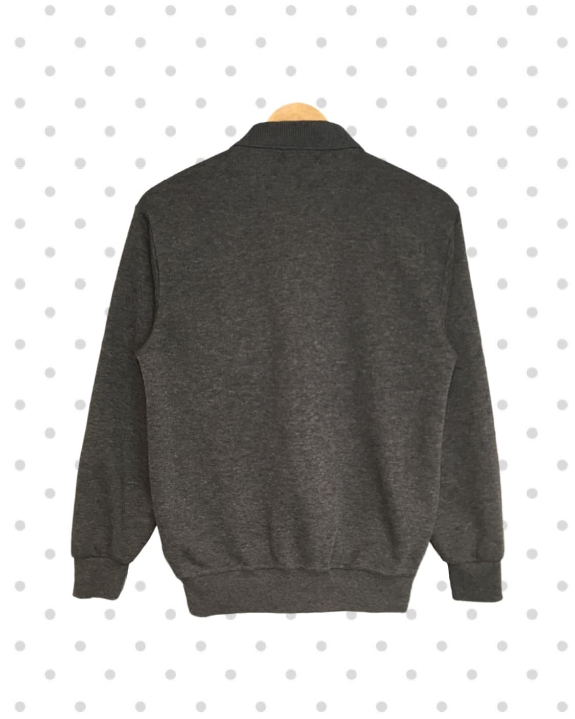 vintage preppy mood sweatshirt charcoal 상품이미지7