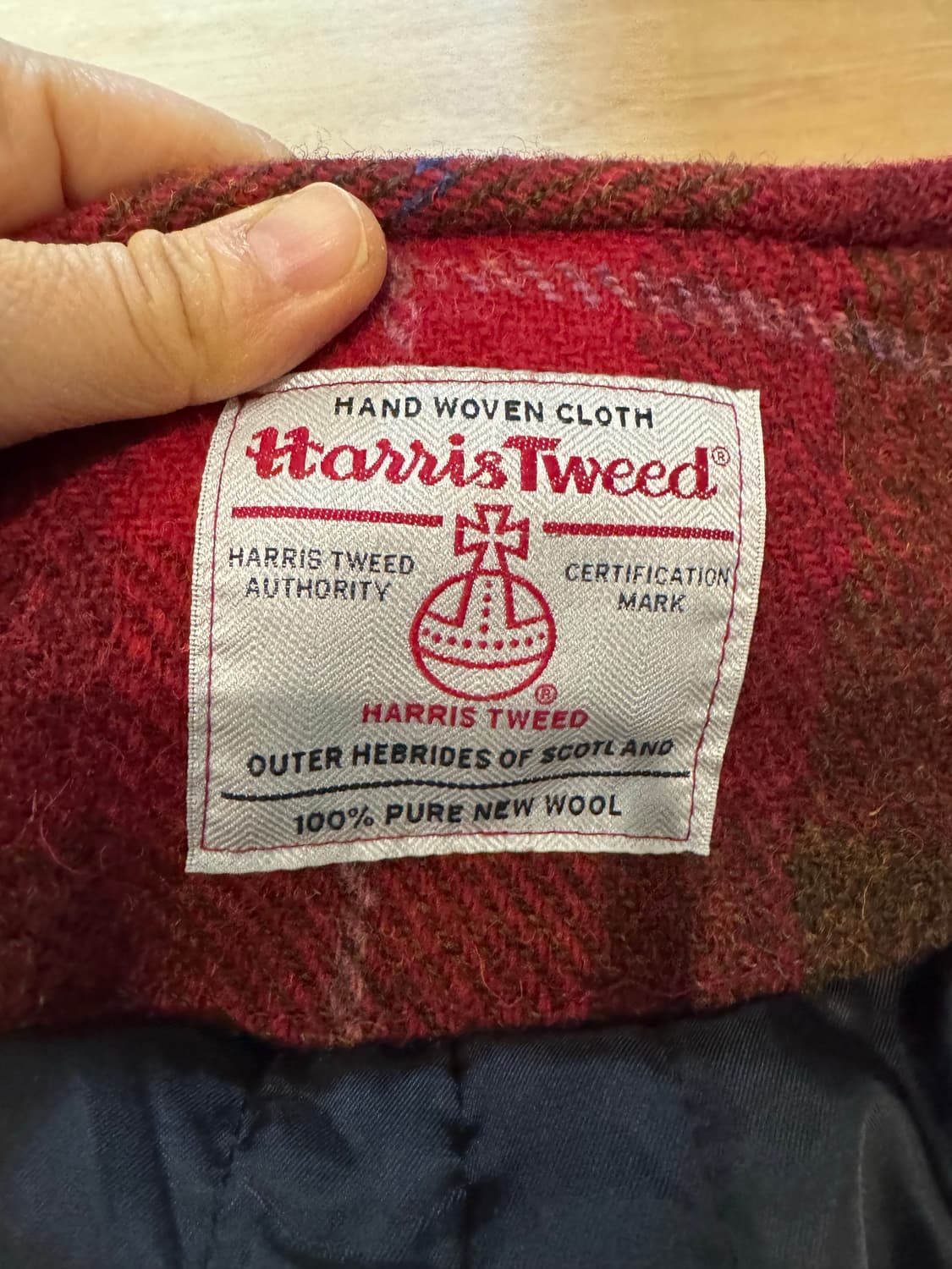 Harris tweed 해리스트위드 코트 상품이미지2