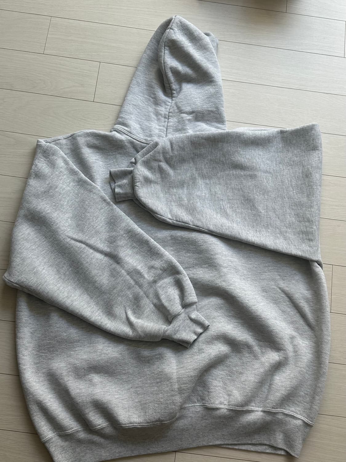 90s 러셀후드티 그레이색상 made in usa 상품이미지4