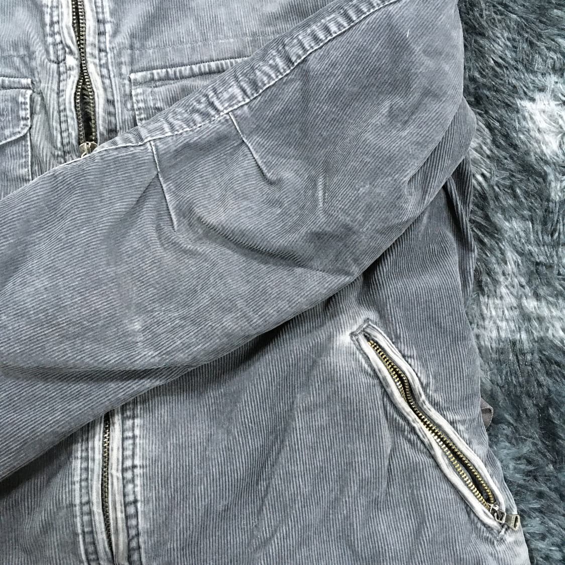 투티/0243 CK 캘빈클라인 코듀로이 자켓 털 안감 쉐르파 상품이미지6