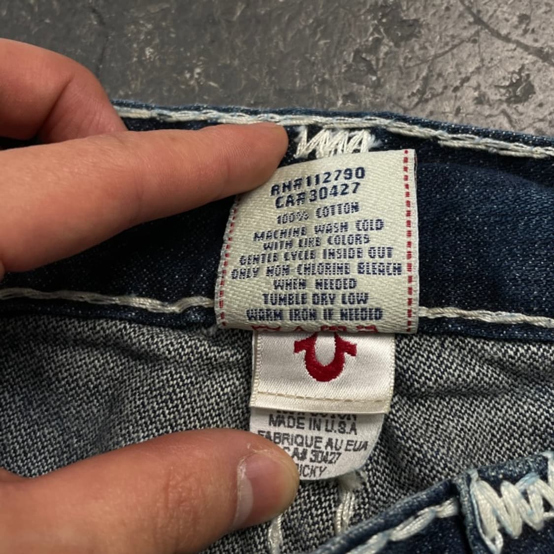 32 트루릴리젼 리키 수퍼 티 청바지 상품이미지4