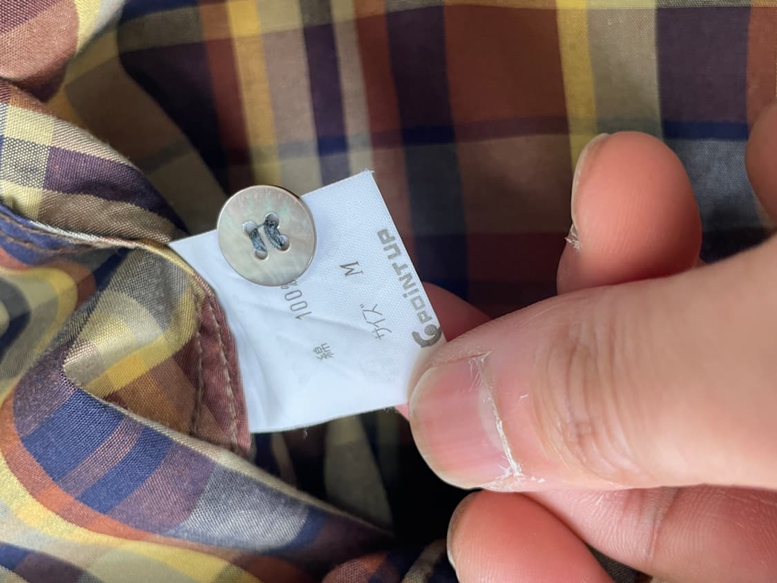 이세이미야케 하이스포팅기어 체크 블라우스  상품이미지5