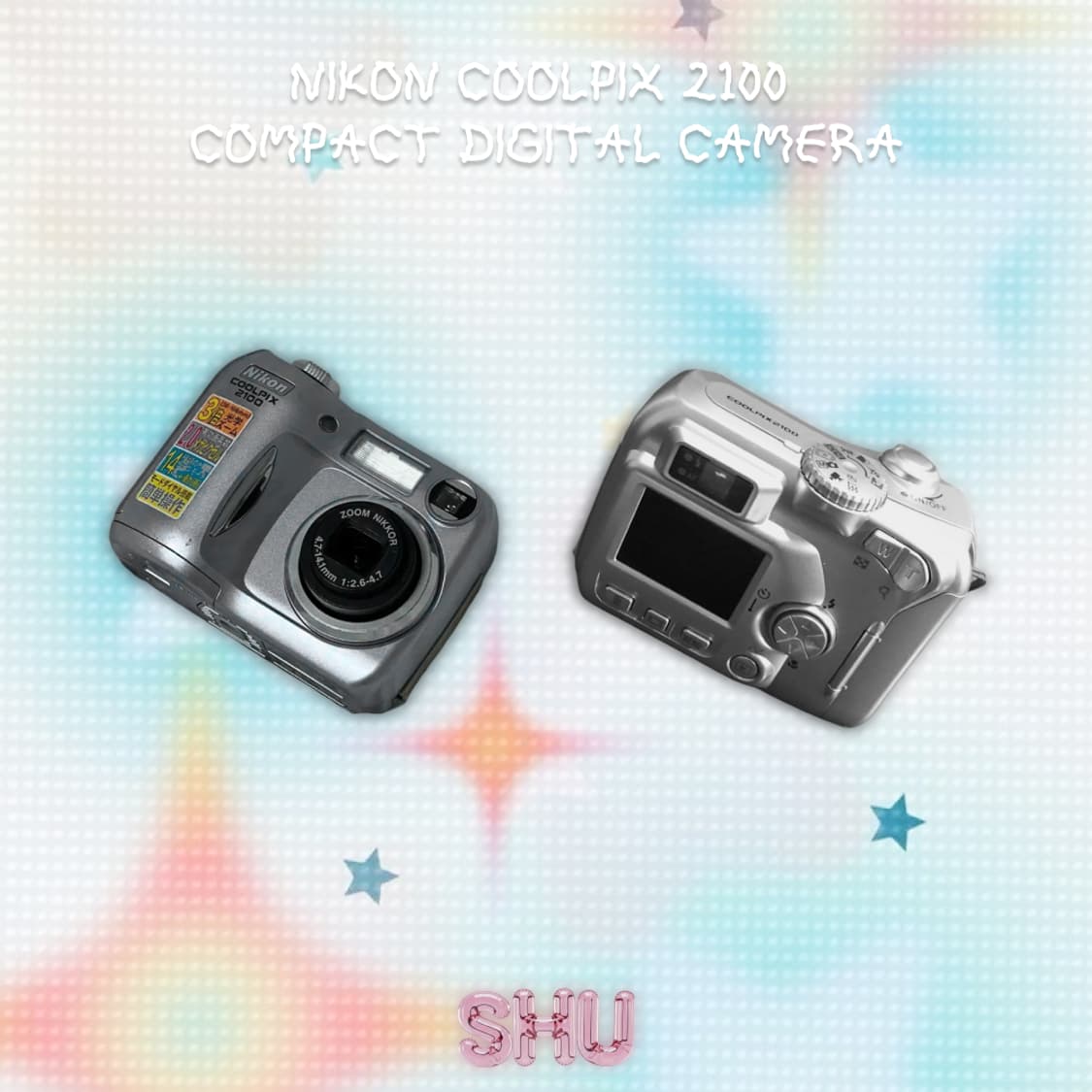 니콘 NIKON 쿨픽스 2100 컴팩트 빈티지 디카 실버  상품이미지1