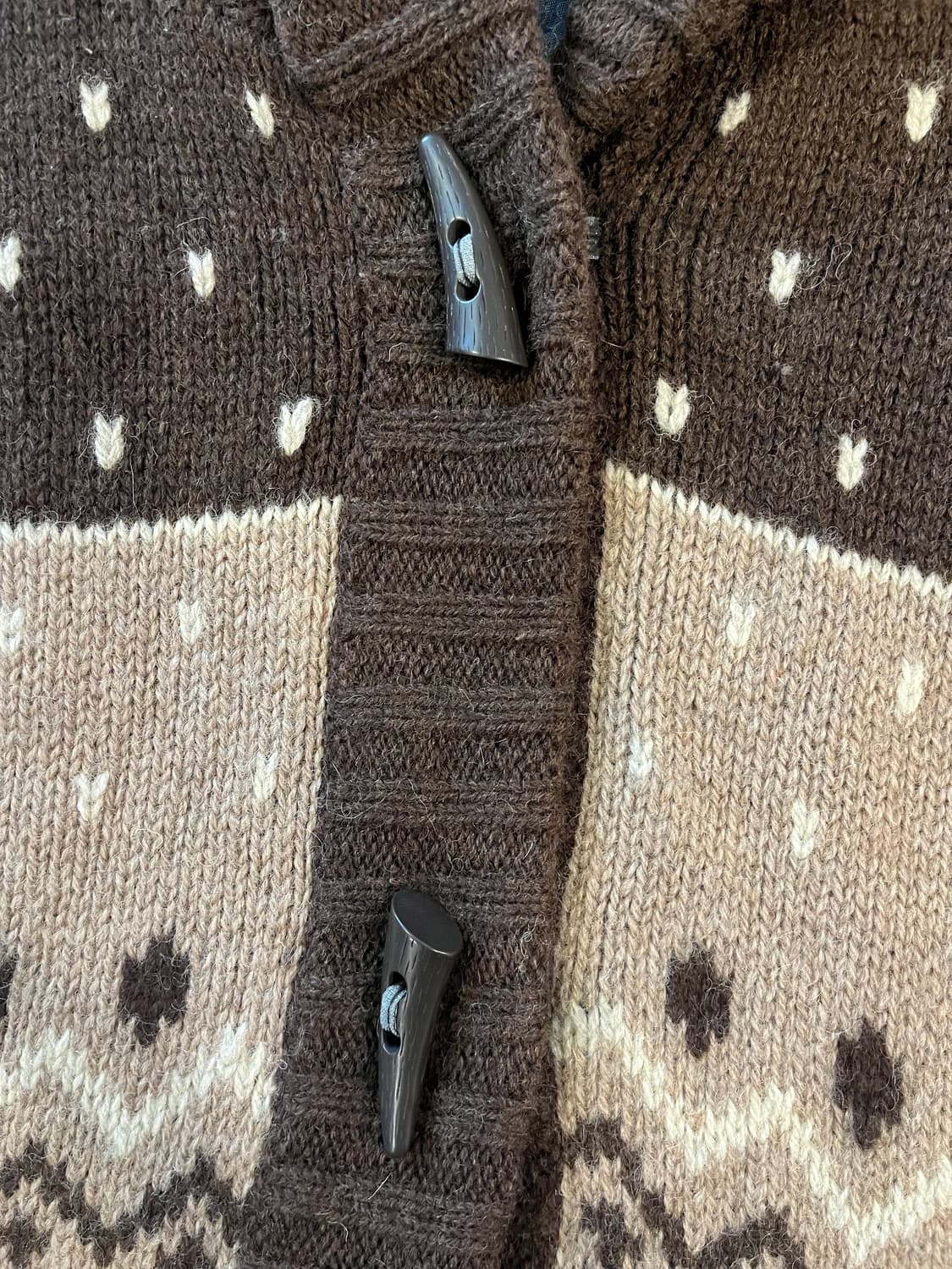 Japan vintage 코위찬 울코트 상품이미지3