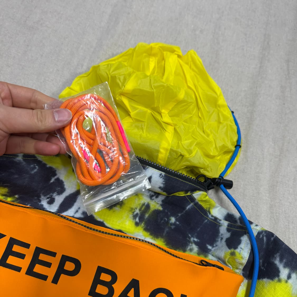 나이키 오프화이트 버질아블로 타이다이 크롭 자켓 XS 상품이미지6