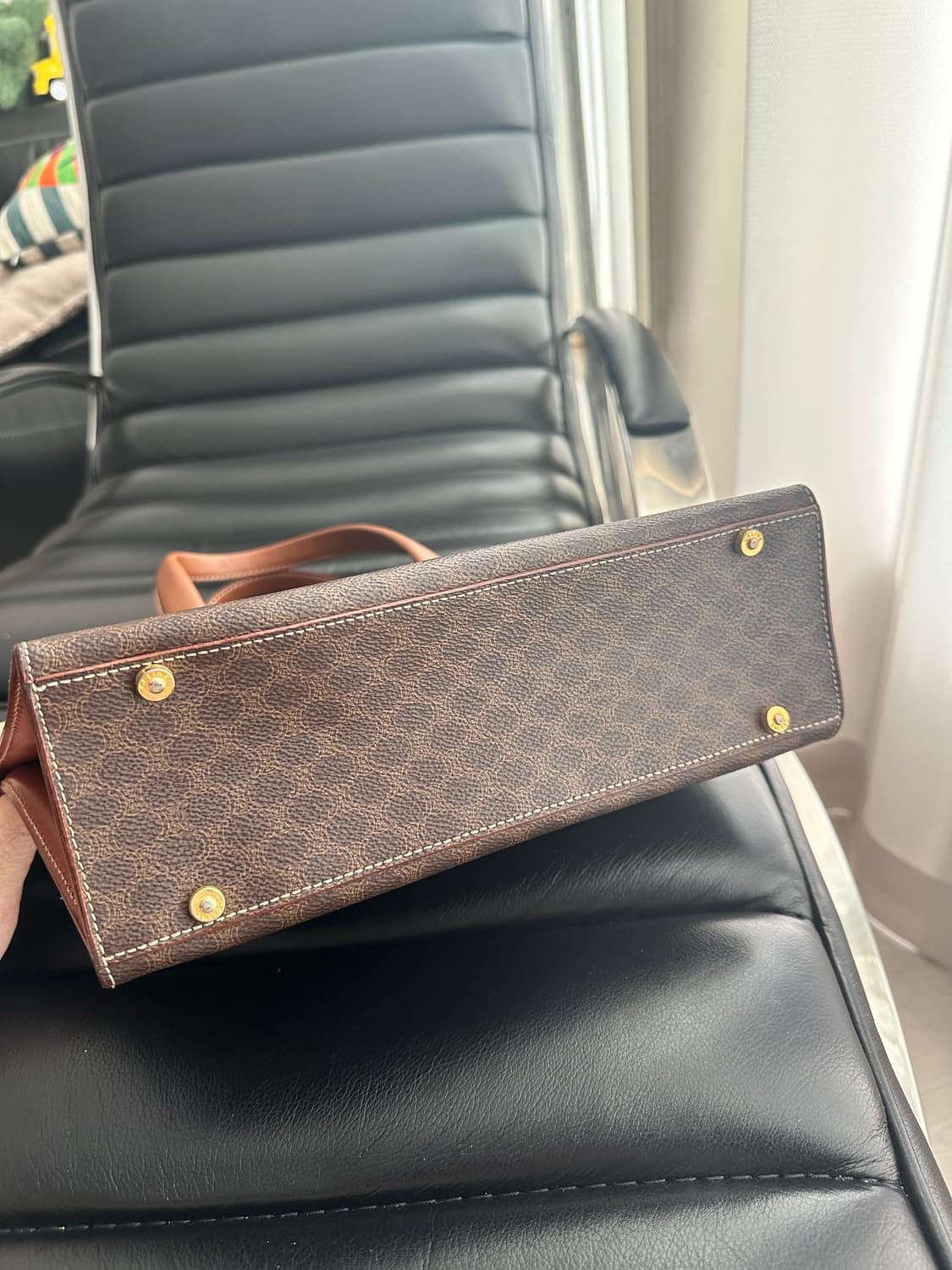 빈티지 셀린느 마카담 쇼퍼 토트백 상품이미지5