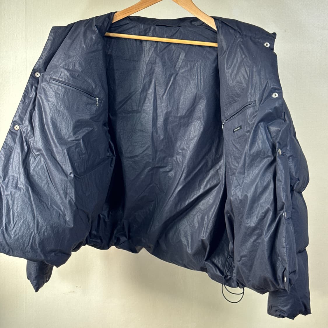 (3) 코모리 코튼 나일론 다운 자켓 네이비 상품이미지7