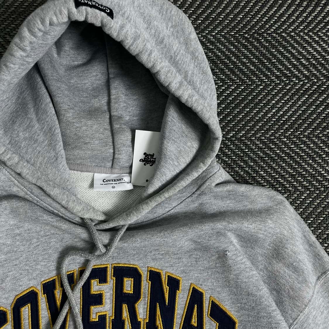 커버낫 아치로고 빅로고 박시핏 후드 티셔츠o 2897 상품이미지5