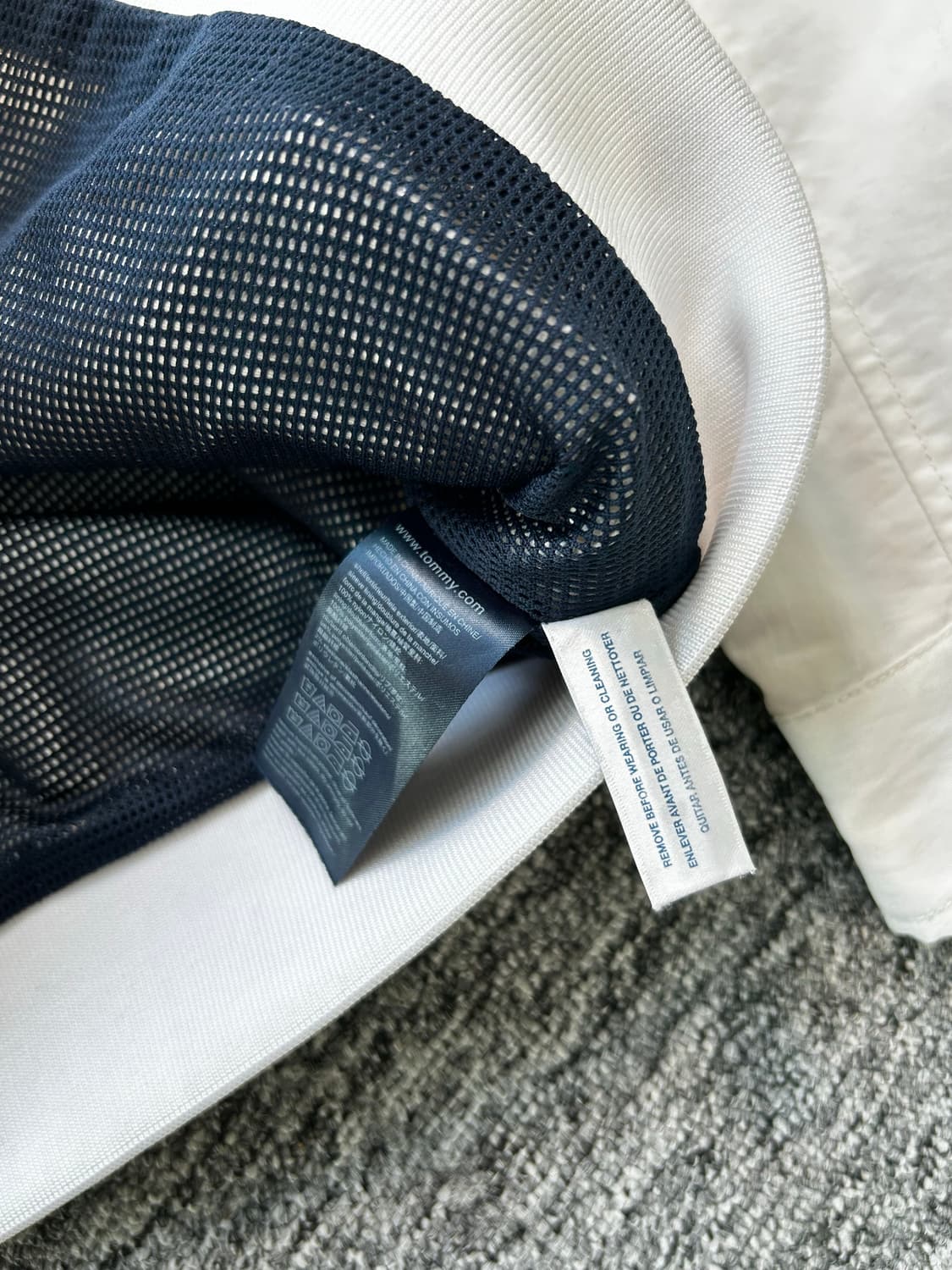 타미 힐피거 화이트 블루종 점퍼 M 상품이미지7