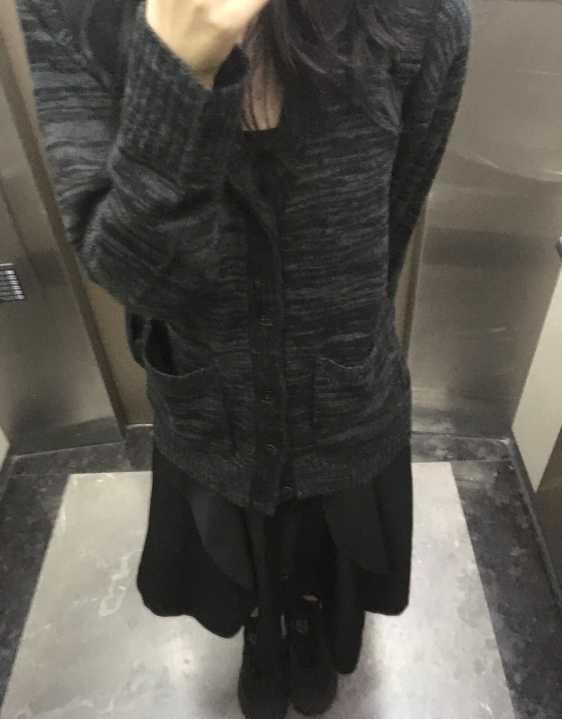 블랙 빈티지 가디건 상품이미지1