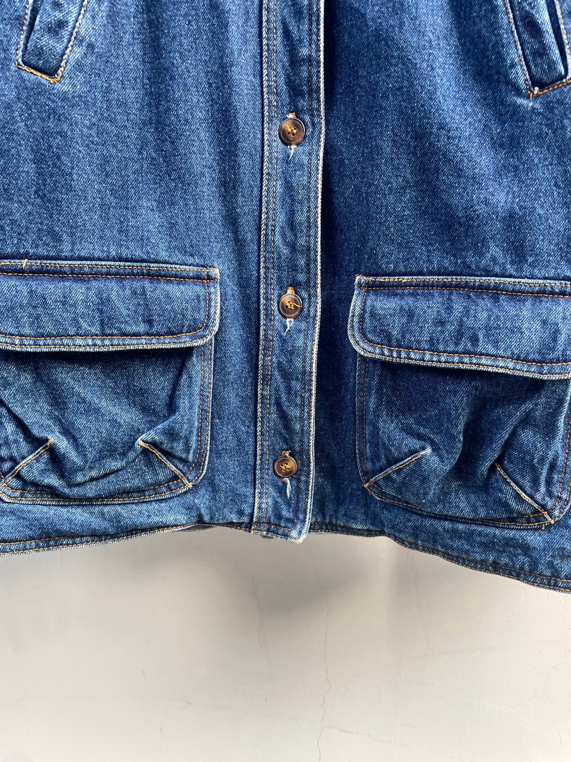 London Fog denim jacket with pink detail 상품이미지3