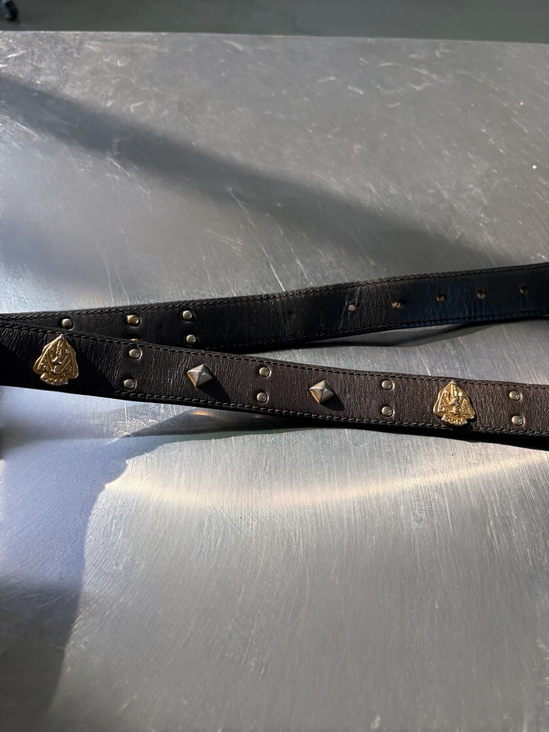 Gucci gold stud belt 상품이미지5