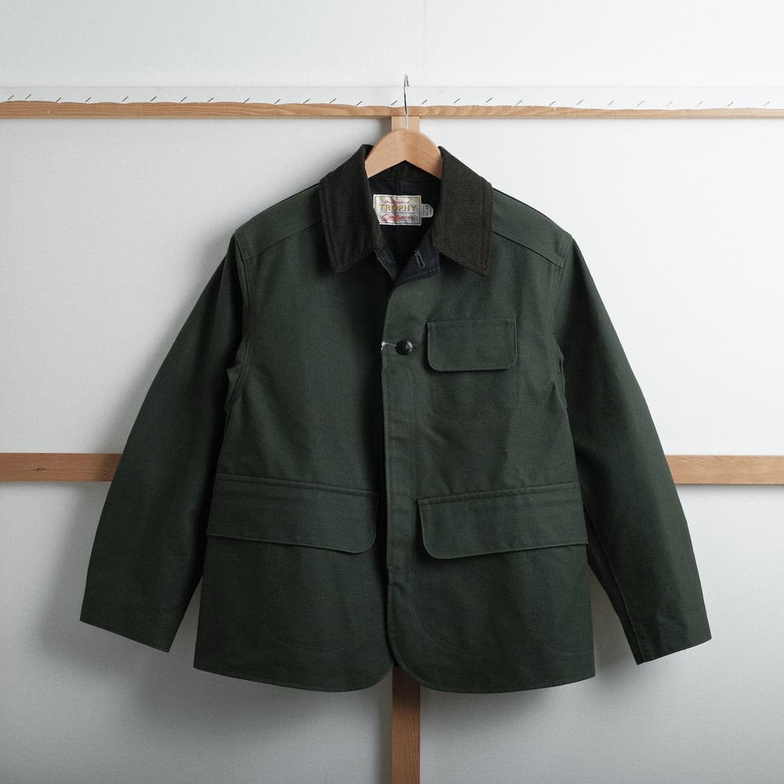 트로피클로딩 덕 헌팅 자켓 그린 40사이즈 Trophy Clothing 상품이미지3