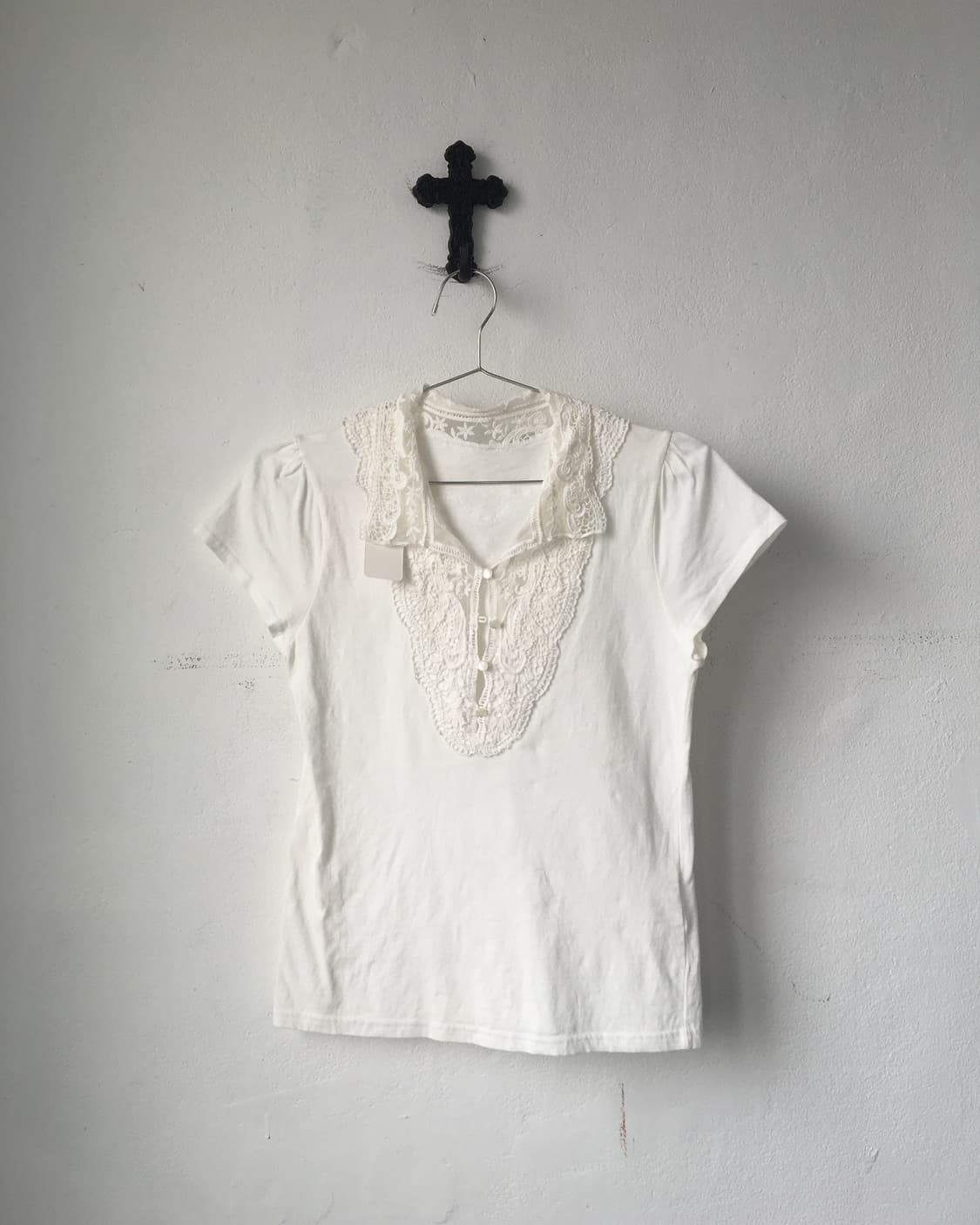 Crochet point t shirt 상품이미지2