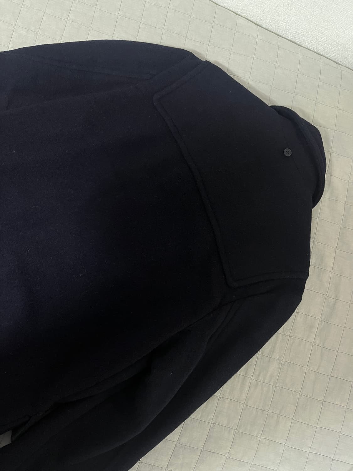 NOTON 노튼 떡볶이 코트 L 네이비 하프코트 상품이미지7