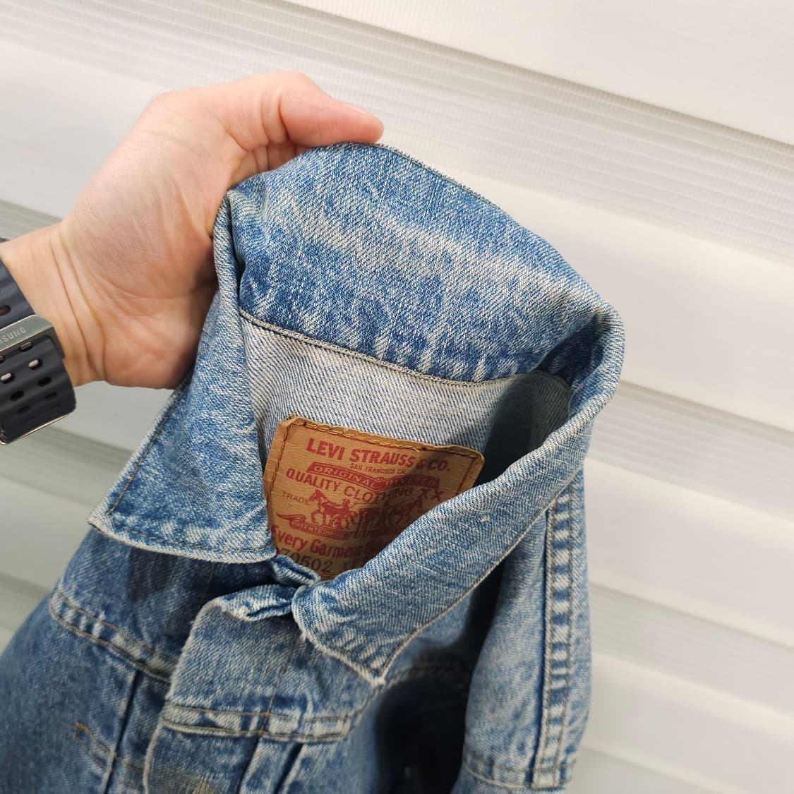 90s 리바이스 LVC 70502XX 데님자켓- 38 상품이미지8