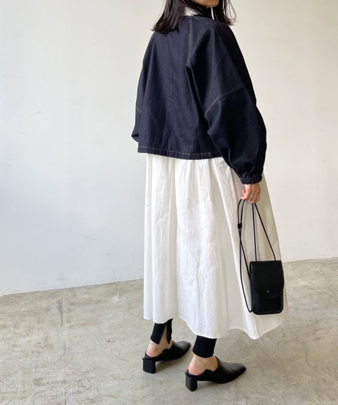 LIAN 리안 벌룬슬리브 데님자켓 상품이미지7