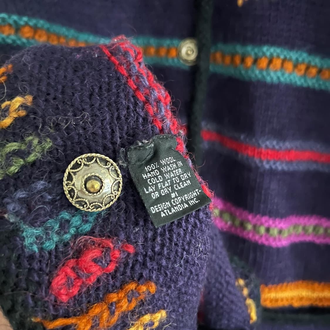 made in nepal  🌌 밤하늘의 별 가디건 상품이미지5