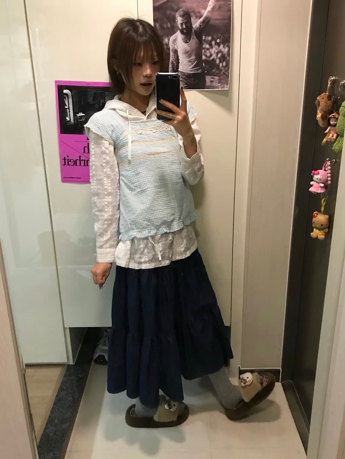 𖤐소프트 민트 모리걸set𖤐  상품이미지3