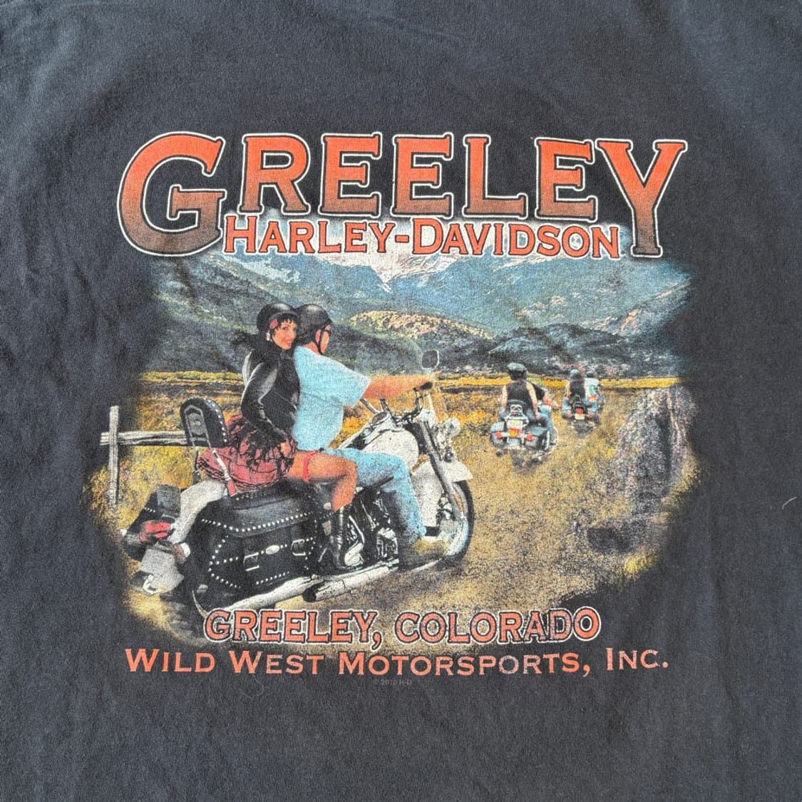 할리데이비슨 블랙 플레임 긴팔 티셔츠 롱슬리브 긴팔티 상품이미지10