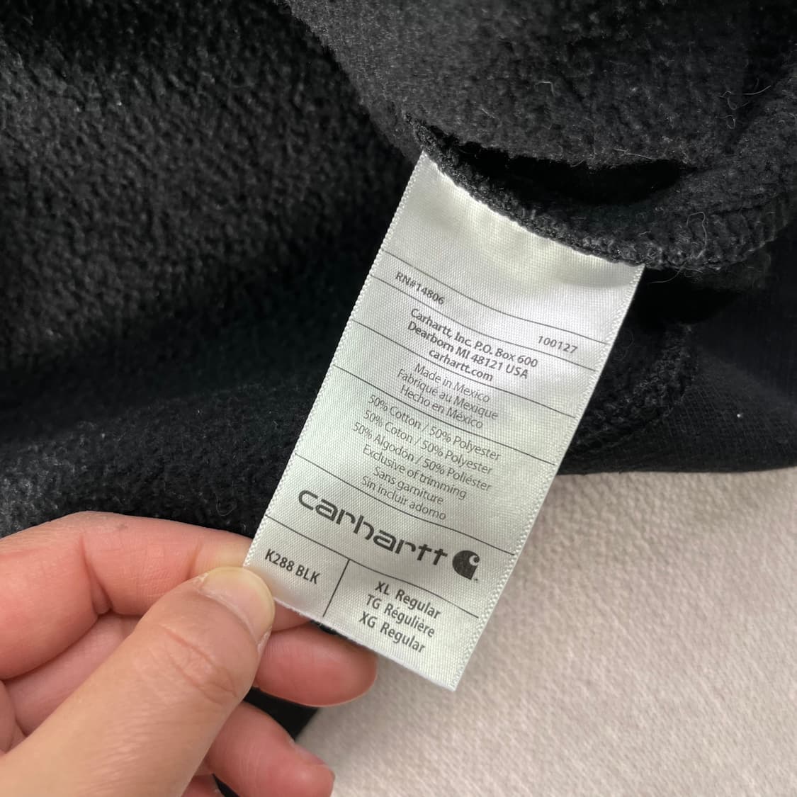 110 칼하트 WIP 사이드라인 후드티 상품이미지5