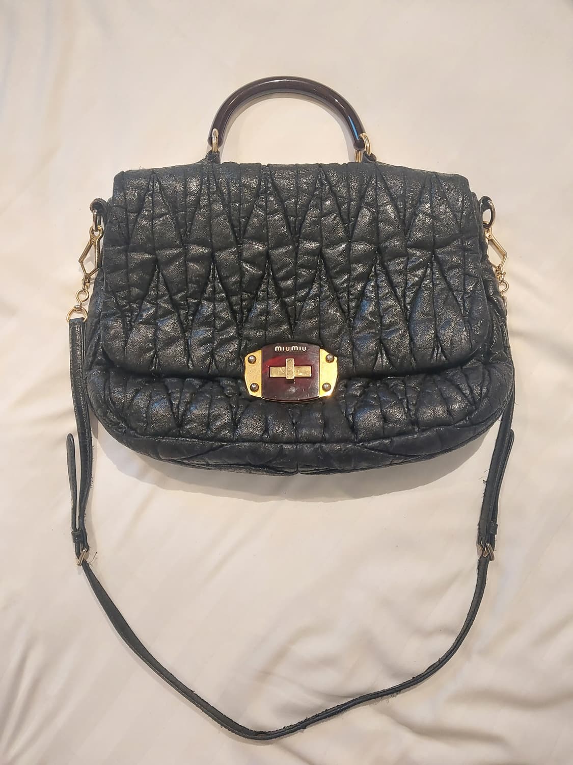 [보증서O] 미우미우 마테라쎄 투웨이백 상품이미지1