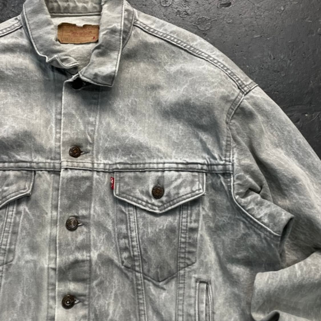 100 리바이스 70507 데님 트러커 자켓  상품이미지2