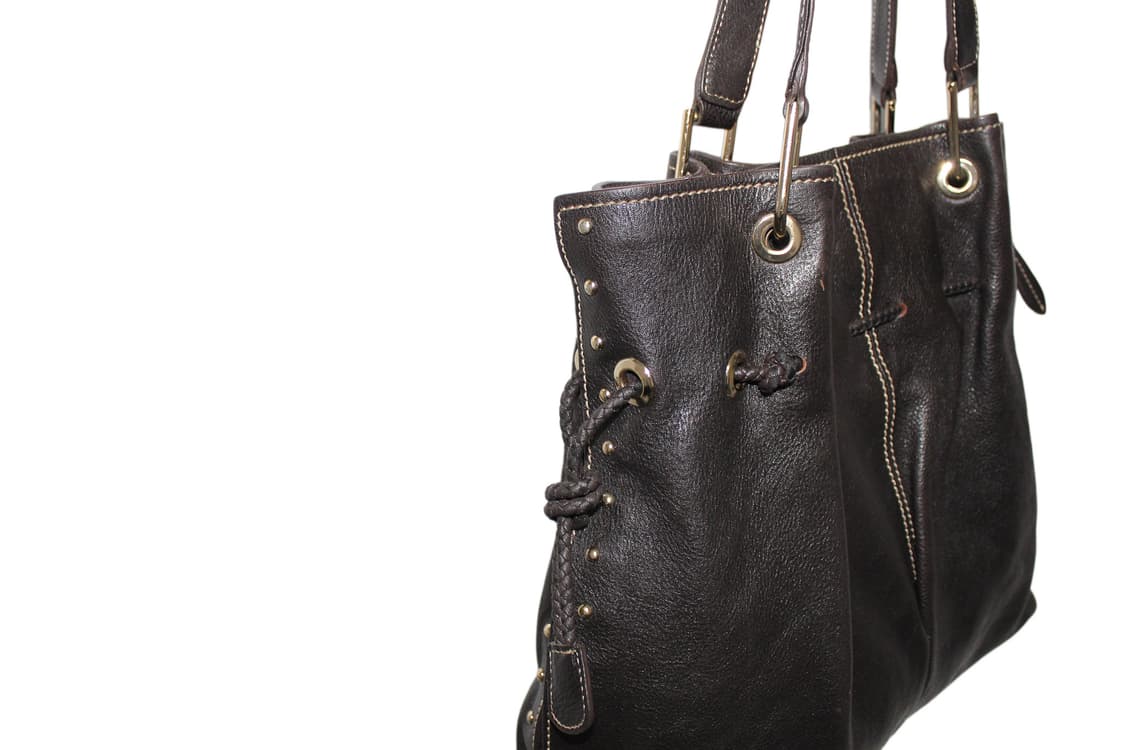 2000s 발렌시아가 토트백 브라운 상품이미지3