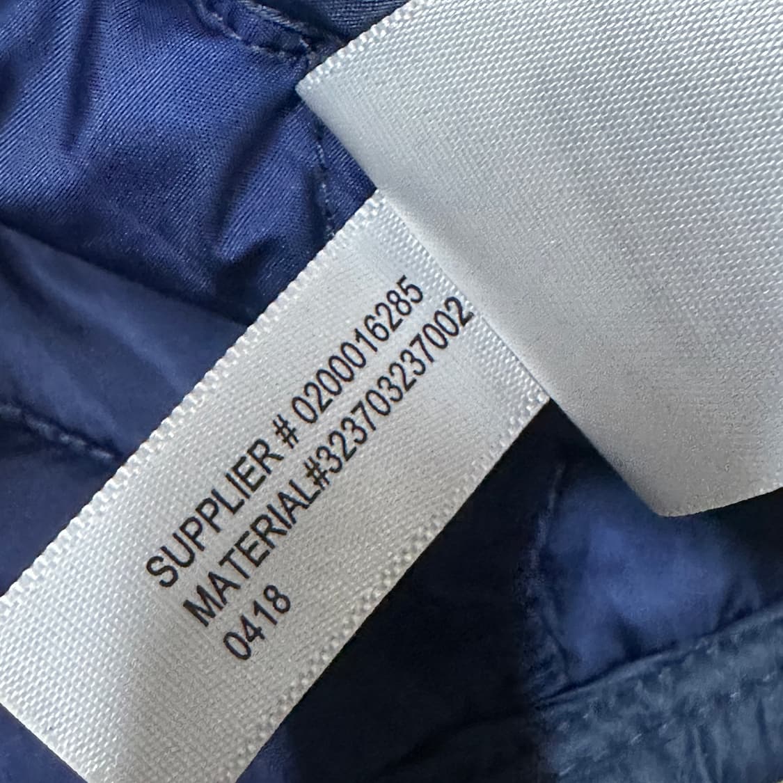 폴로랄프로렌 네이비 퀄팅점퍼 XL 상품이미지6