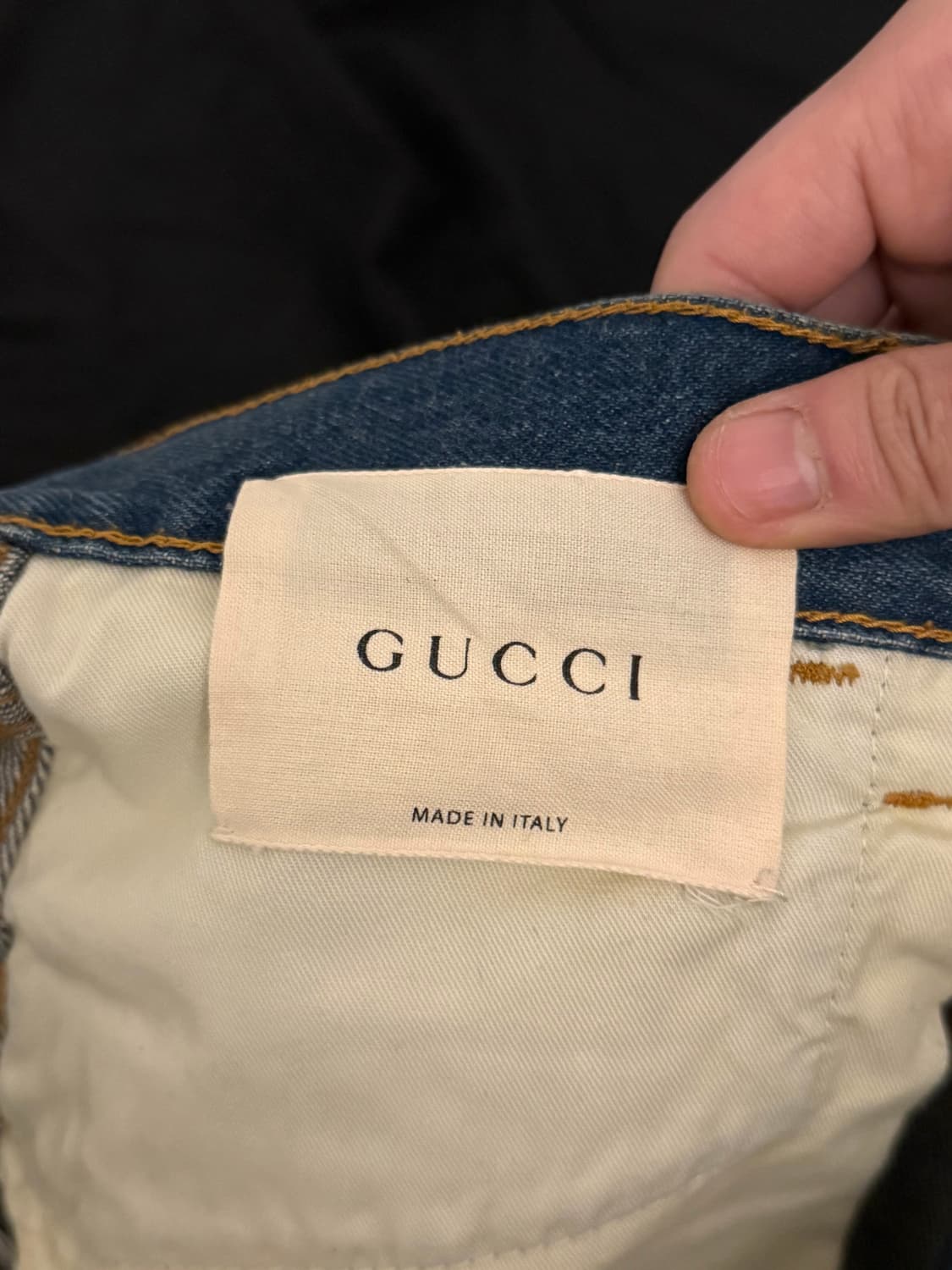 구찌 블리치드 펑크 데님 팬츠 상품이미지4