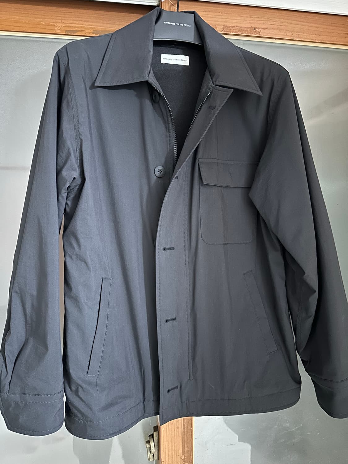 2사이즈) 오토매틱포더피플 a2 deck 자켓 차콜블랙 상품이미지1