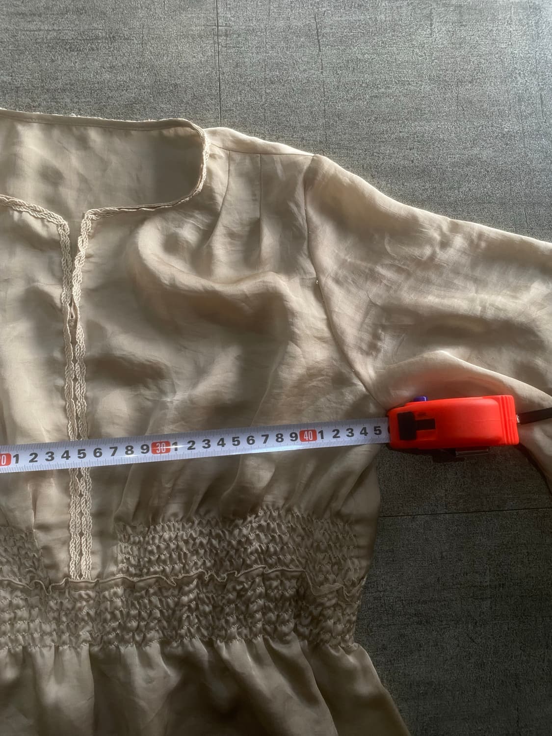 일본빈티지 Loiseplanet 달천깔페어리 프린세스 곱창블라우스 상품이미지3