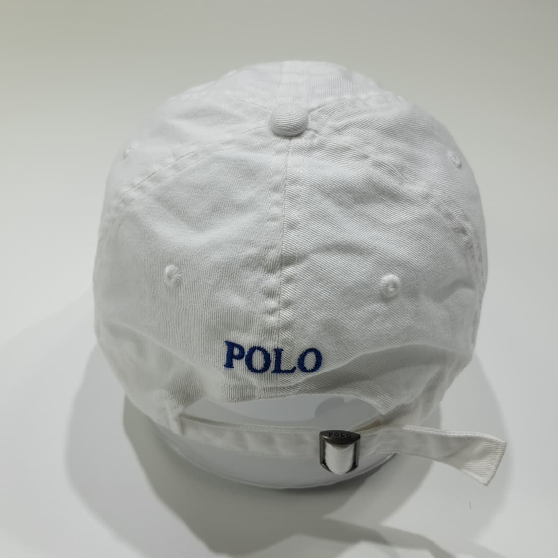CL425 폴로 로얄블루 포니 화이트 볼캡 모자 상품이미지5