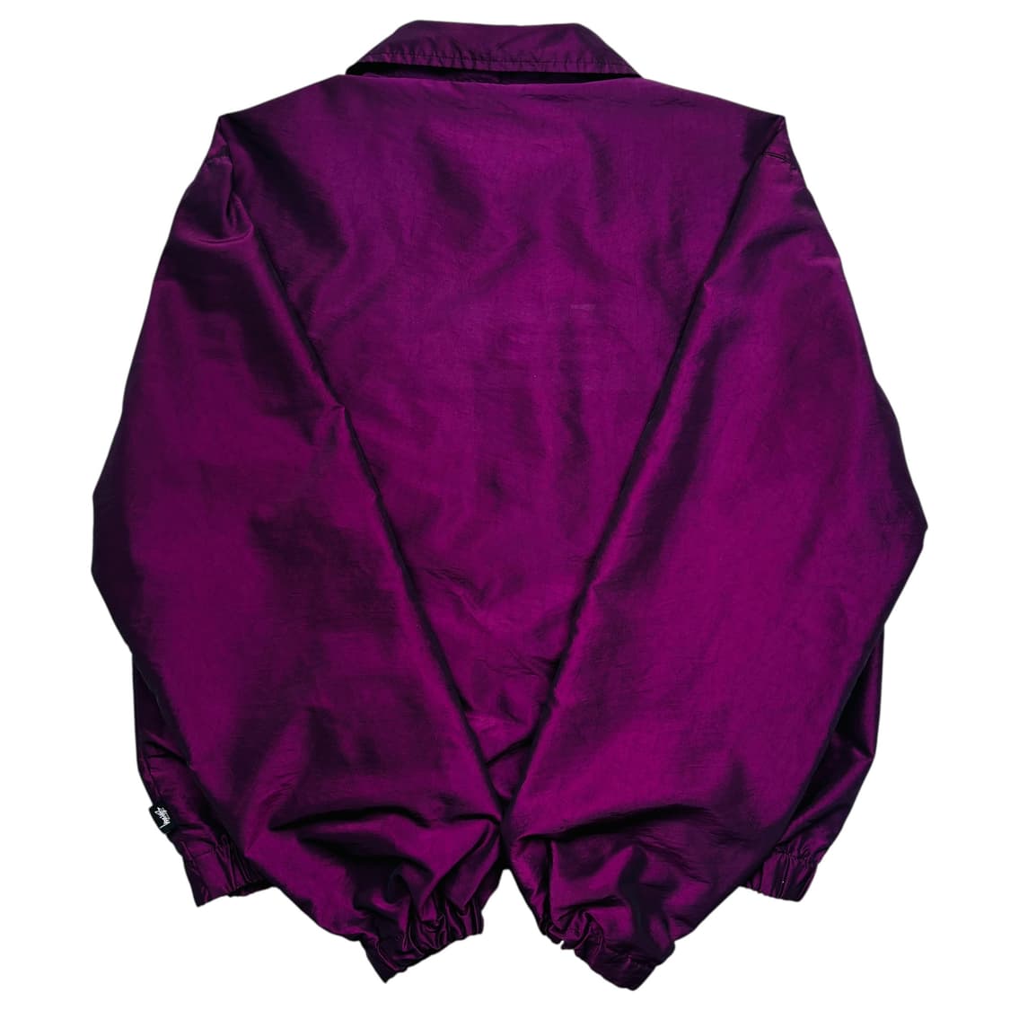스투시 퍼플 나일론 코치자켓 L 상품이미지4