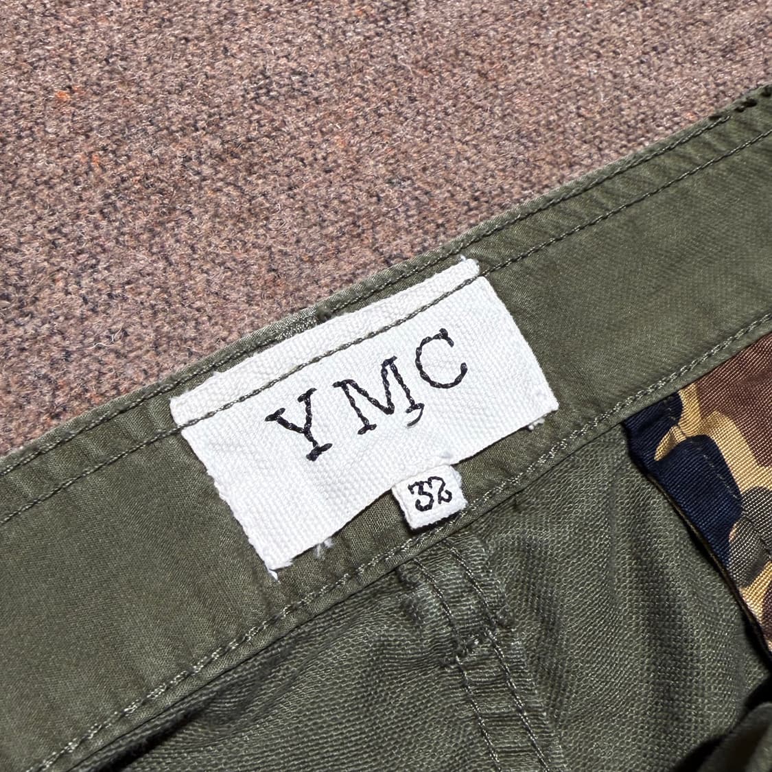 YMC 올리브 백사틴 밀리터리 치노 팬츠 32 상품이미지3