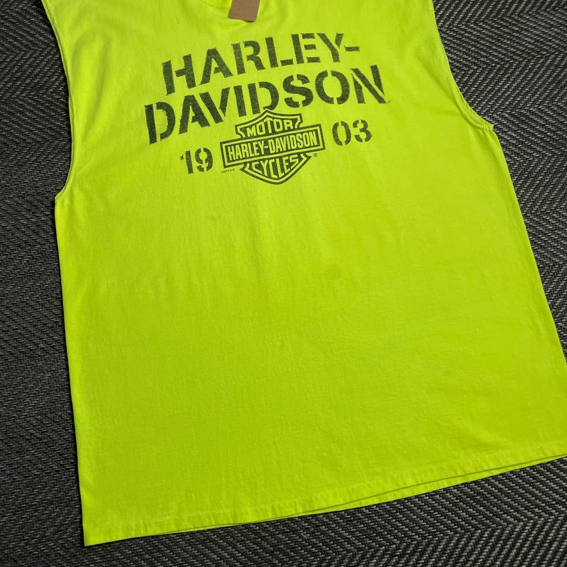 할리데이비슨 빅로고 올드스쿨 박시핏 슬리브리스o 4890 상품이미지2