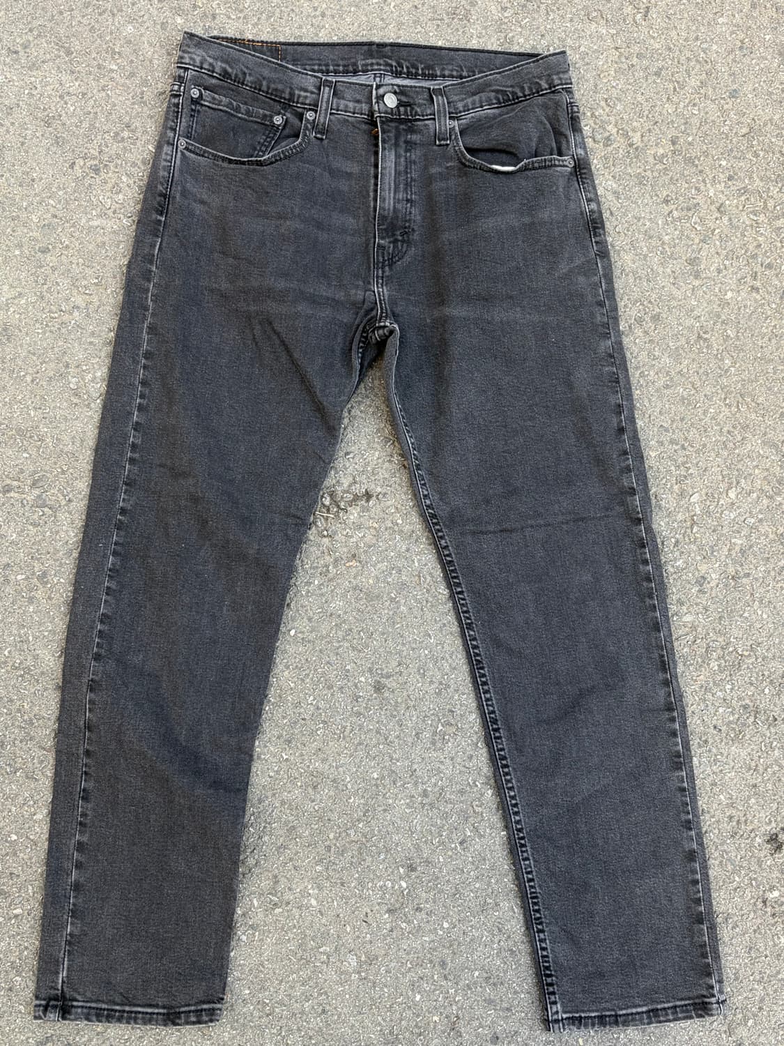 리바이스 502 흑청 데님 34/32 상품이미지1