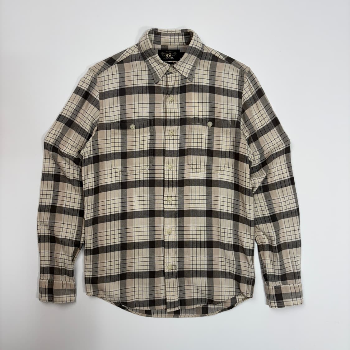 [S] 더블알엘 화이트 패턴 셔츠 상품이미지1