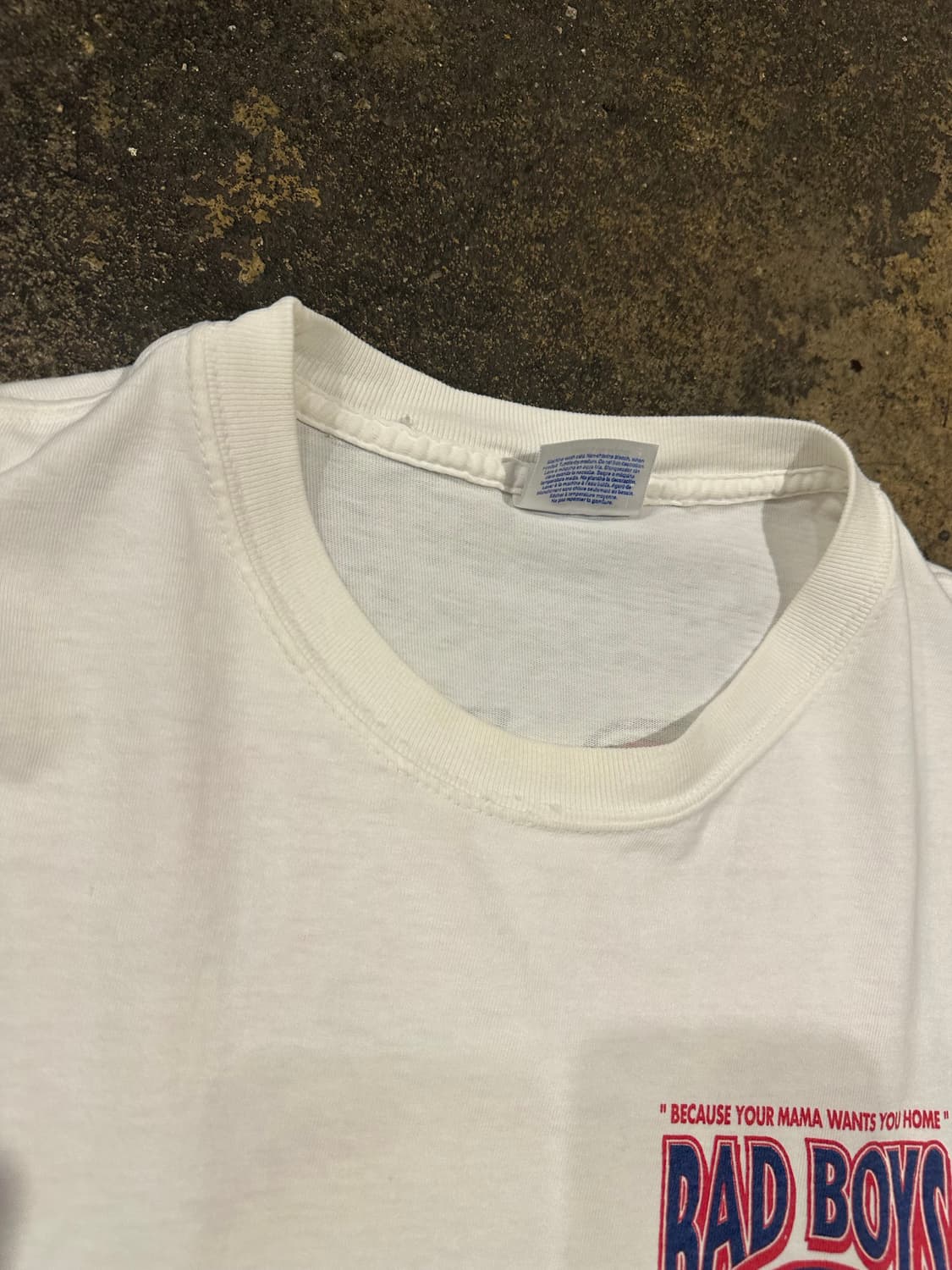 빈티지 90s 배드보이 베일본드 티셔츠 상품이미지5