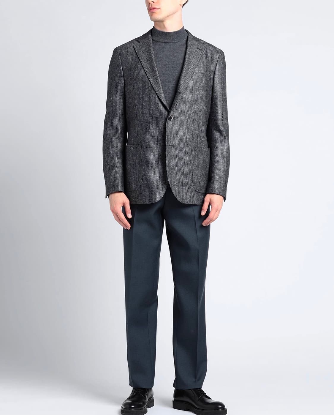 라르디니 헤링본 블레이저 그레이 상품이미지3