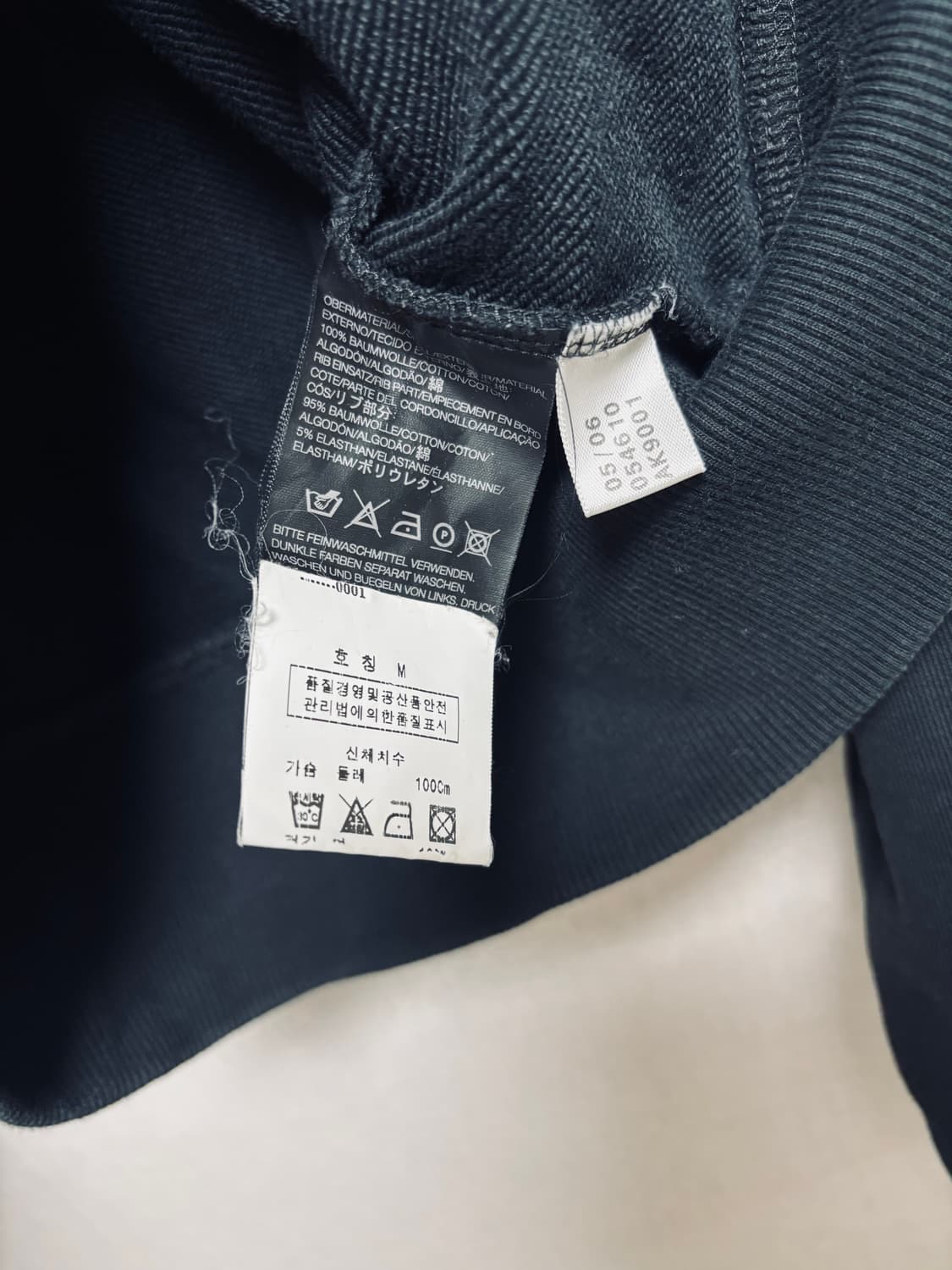 Y-3 로고 백프린트 블랙 후드집업 상품이미지4