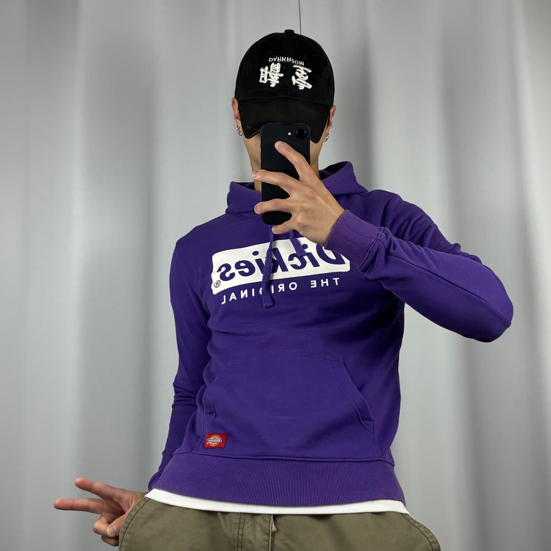 <디키즈 박스 로고 빈티지 후드티> No.1451 상품이미지2